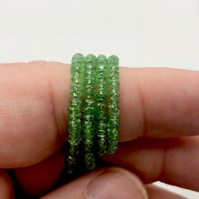 Load image into Gallery viewer, Tsavorite Garnet Faceted Roundel Bead Strand 103287B