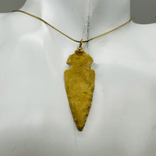 Load image into Gallery viewer, Sandstone Carved Arrowhead Pendant | 1 3/4" Long | Beige | 1 Pendant |