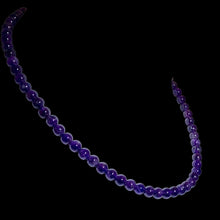 Load image into Gallery viewer, Royal Purple Natural 6mm Amethyst Round Bead Strand 110650