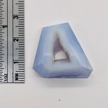 Load image into Gallery viewer, Druzy Blue Chalcedony Designer Pendant Bead | 35cts | 24x22x9mm | 1 Bead |