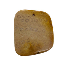 Load image into Gallery viewer, Coral Fossilized with Tiny Critters Pendant Bead | 45x38x8mm | 1 Bead |