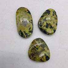 Load image into Gallery viewer, Turquoise Faustite Freeform Beads| 36x26 to 28x25mm| Chartreuse, Black| 3 Beads|