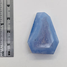Load image into Gallery viewer, Druzy Blue Chalcedony Designer Pendant Bead 47cts | 30x22x10mm | 1 Bead |