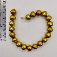 Load image into Gallery viewer, Golden Horizons Big 9 to 11mm FW Pearl 8 inch Strand 9060HS