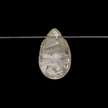 Load image into Gallery viewer, 1 Premium 6x5x3.5 to 8x4.5x3mm Topaz Faceted Briolette Bead 4077K