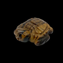 Load image into Gallery viewer, Adorable Tigereye Sea Turtle Figurine | 20x17x7mm | Golden Brown