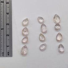 Load image into Gallery viewer, 1 Premium 7x5x2.5 to 8x5.5x3mm Topaz Faceted Briolette Bead 4077M