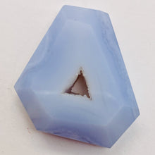Load image into Gallery viewer, Druzy Blue Chalcedony Designer Pendant Bead | 58cts | 31x29x8mm | 1 Bead |