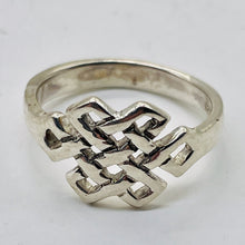 Load image into Gallery viewer, Sterling Silver Celtic Knot Ring | Size 6.75 | Silver | 1 Ring |
