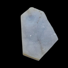 Load image into Gallery viewer, Chalcedony Druzy 38ct Designer Cut Pendant Bead|38x22x7mm| Blue| 1 Pendant Bead|