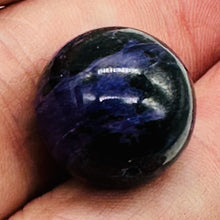 Load image into Gallery viewer, Large Rare Gorgeous Purple Charoite Bead | 17mm | 1 Bead |
