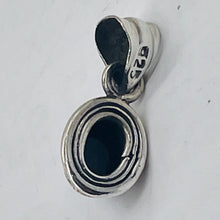 Load image into Gallery viewer, Onyx Sterling Silver Drop Pendant | 3/4" Long | Black | 1 Pendant |