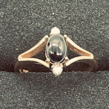 Load image into Gallery viewer, Indicolite Tourmaline Diamond 14K Gold Oval Ring | Size 7 | Blue | 1 Ring |