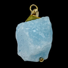 Load image into Gallery viewer, Hemimorphite 14K Gold Filled Natural Pendant | 1" Long | Blue | 1 Pendant |