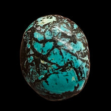 Load image into Gallery viewer, Turquoise 17g Natural Focal Nugget Pendant Bead| 28x24x16mm| Blue, Black| 1 Bead
