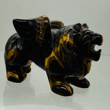 Load image into Gallery viewer, Winged Temple Dog Carved Figurine | 1 Statue | | 1 1/4 x 1 3/8" | Brown