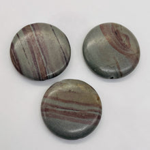 Load image into Gallery viewer, Martian Landscape Jasper Disc Pendant Bead Strand109195