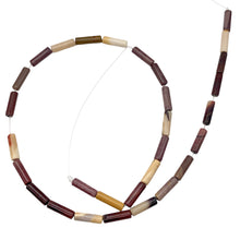 Load image into Gallery viewer, Hot Australian Mookaite 13mm Tube Bead Strand 109544