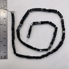 Load image into Gallery viewer, Tourmaline Chrome Translucent Strand Cube | 4x4mm | Black, Green | 100 Beads