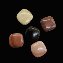 Load image into Gallery viewer, 5 Imperial Jasper 20x18x6mm Square Coin Beads 10259P