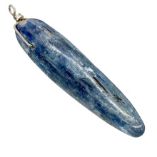 Load image into Gallery viewer, 102cts! Organic! 64x14x12mm Blue Kyanite Pendant Wire Wrap Pendant | 2 15/16" |