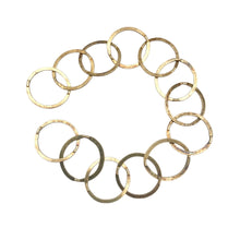 Load image into Gallery viewer, 22K Vermeil 13mm Circle Chain 6 inches | 13mm | 3.3g | Gold | Circle | 13 Links|