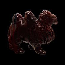 Load image into Gallery viewer, Hand Carved Red Camel Stone Animal Statue Collectible Gift | 41x38x17mm | Red