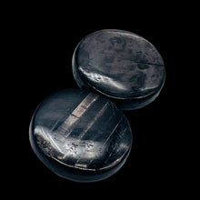 Load image into Gallery viewer, 2 Shimmer Sexy Hypersthene 20mm Coin Beads for Jewelry Making 8988