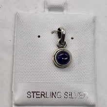 Load image into Gallery viewer, Amethyst Sterling Silver Drop Pendant | 1/2" Long | Purple | 1 Pendant |