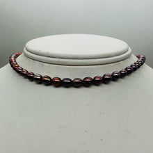Load image into Gallery viewer, Natural Red Gold Freshwater Pearl Oval Strand 68 Pearls 6x5mm Jewelry Making