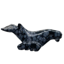 Load image into Gallery viewer, Hand-Carved Posed Seal | 55x25x15mm | Black White | 1 Figurine |