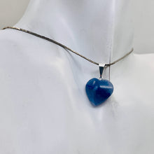 Load image into Gallery viewer, Aventurine Heart Pendant | 7/8" Long | Blue | 1 Pendant |