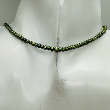 Load image into Gallery viewer, Fab 3x2mm Forest Green Freshwater Pearl Strand 108839