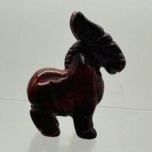 Load image into Gallery viewer, Hand Carved Red Donkey Burro Figurine Statue Collectible Gift | 40x35x15mm | Red
