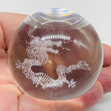 Load image into Gallery viewer, Dragon in Quartz Sphere 233g(8oz) | 55mm (2.2") | Clear | 1 Display Specimen |