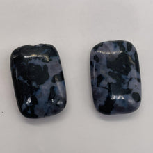 Load image into Gallery viewer, Stormy Purple Sky Jasper Rectangle Pendant Beads | 30x22x8mm | 2 Beads |