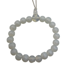 Load image into Gallery viewer, Opalized Glass 7" Strand Round Beads | 8mm | Opalized White | 21 Beads |