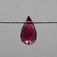 Load image into Gallery viewer, Merlot Zircon Gemstone .44 ct Briolette Bead | 5.1x3mm | Red | 1 Pendant Bead |