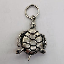 Load image into Gallery viewer, Turtle Sterling Silver Sea Dweller Pendant | 1 1/4" Long | Silver | 1 Pendant |