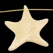 Load image into Gallery viewer, Starfish Carved Waterbuffalo Bone 27x24x5mm Bead 10646 | 27x24x5mm | Bone