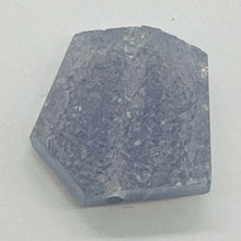 Load image into Gallery viewer, Chalcedony Druzy 56ct Designer Cut Pendant Bead | 25x25x10mm | Blue | 1 Bead |