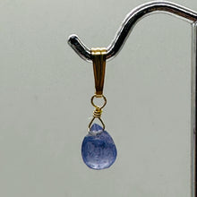 Load image into Gallery viewer, Tanzanite 14K Gold Filled Wire Wrap Pendant | Lavender | 1 inch Long |