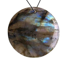 Load image into Gallery viewer, Northern Lights! Aurora Natural Labradorite Pendant Bead |45mm | 1 Bead |
