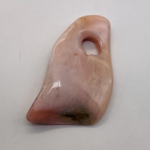 Load image into Gallery viewer, Designer Pink Peruvian Opal Pendant Bead | 40cts | 40x25x5mm |