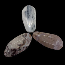 Load image into Gallery viewer, Ocean Jasper Old Stock Long Oval Beads| 45x22x6 to38x20x7mm | Gray, Pink, Black|