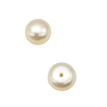 Load image into Gallery viewer, 1 Premium 8.5mm 1/2 Drilled White Pearl Bead 003915A