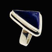 Load image into Gallery viewer, Gemstone Triangle Sugilite Sterling Silver Ring | Size7.5 | Purple | 1 Ring |