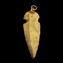 Load image into Gallery viewer, Sandstone Carved Arrowhead Pendant | 1 3/4" Long | Beige | 1 Pendant |