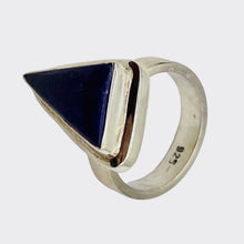 Load image into Gallery viewer, Gemstone Triangle Sugilite Sterling Silver Ring | Size7.5 | Purple | 1 Ring |