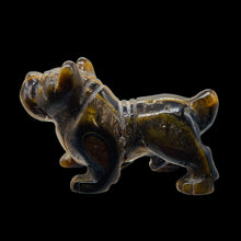 Load image into Gallery viewer, Hand-Carved Chinese Shar-pei Puppy | 1. 1/4" Tall | Tiger Eye | 1 Figurine |